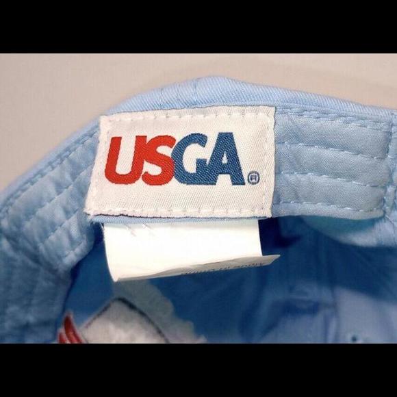 U.S. OPEN Pebble Beach 2019 Light Blue Cotton Strapback Baseball Style Hat Cap - Picture 6 of 6